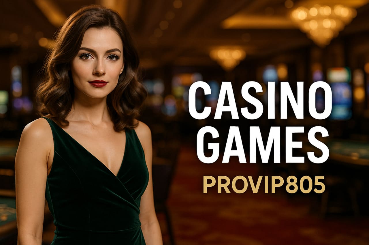 Casino Games PROVIP805, Hiburan Mewah Dunia Digital