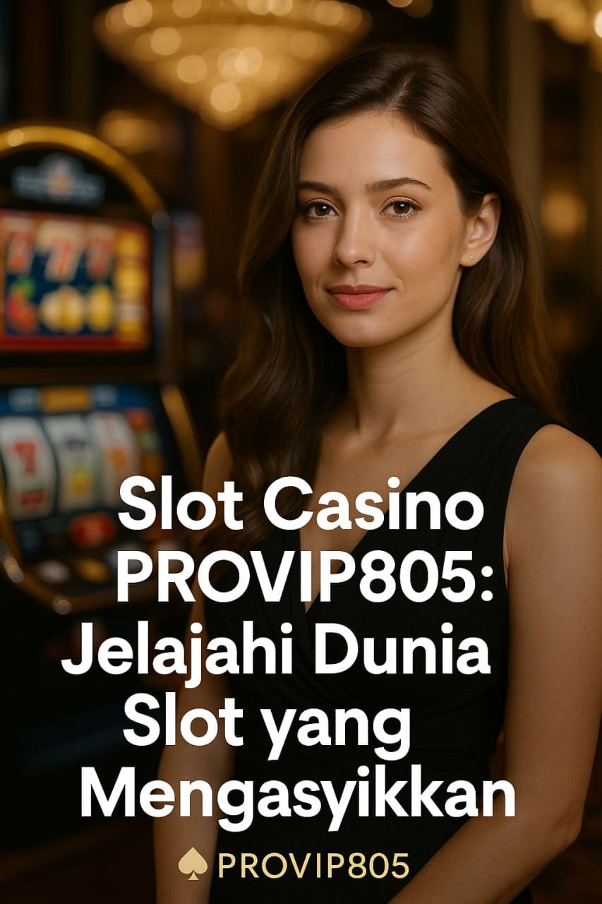 Slot Casino PROVIP805 Dunia Jackpot Modern dalam Genggaman
